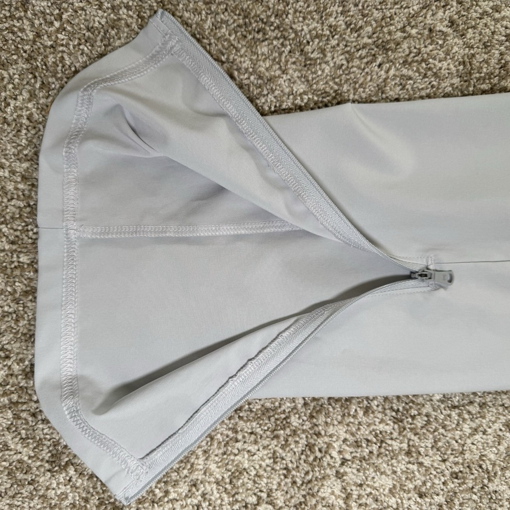 Under Armour Mens Size M‎ Squad Warm Up Zip Ankle Feather Grey Pant - Picture 13 of 16